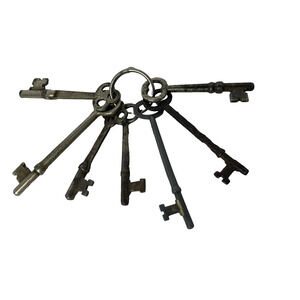 Antique Skeleton Keys Lot of 7 Vintage Ornate Steampunk